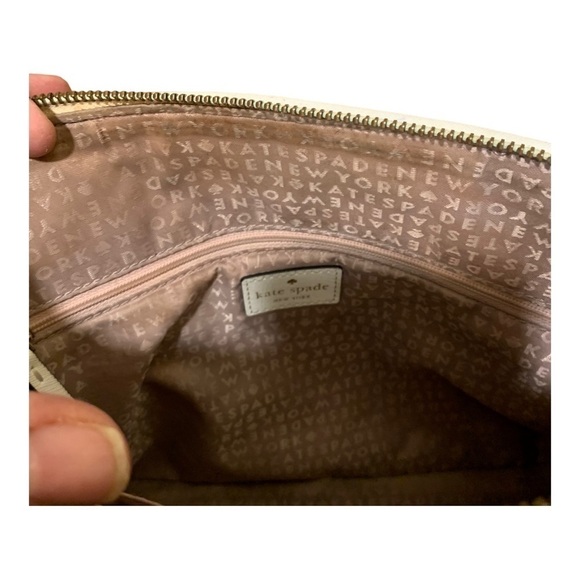 Kate Spade Newbury Lane Caning White Bag - Picture 13 of 16